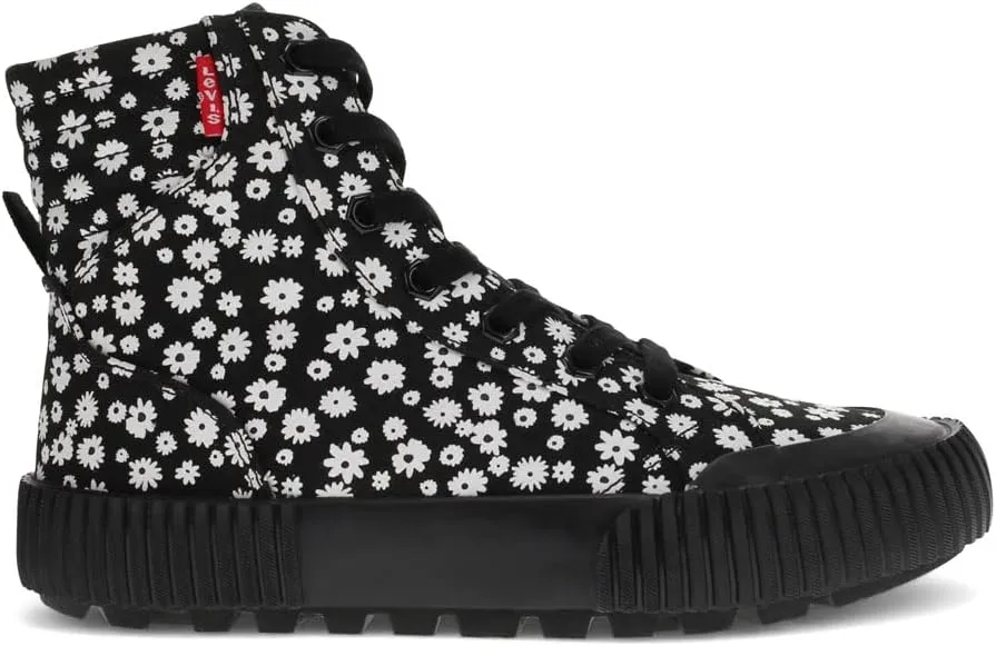 Levi's Womens Olivia Floral Fabric Hightop Fashion Sneaker Shoe