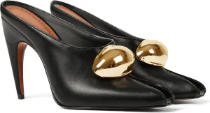 Lyrisiphy Black Heels for Women Heeled Sandals Peep Toe Heels Kitten Heels Mules for Women Comfortable Slip On Slides Sandals Stiletto Heels Outdoor Summer Sandals Ladies Dressy Heels Party Sandals