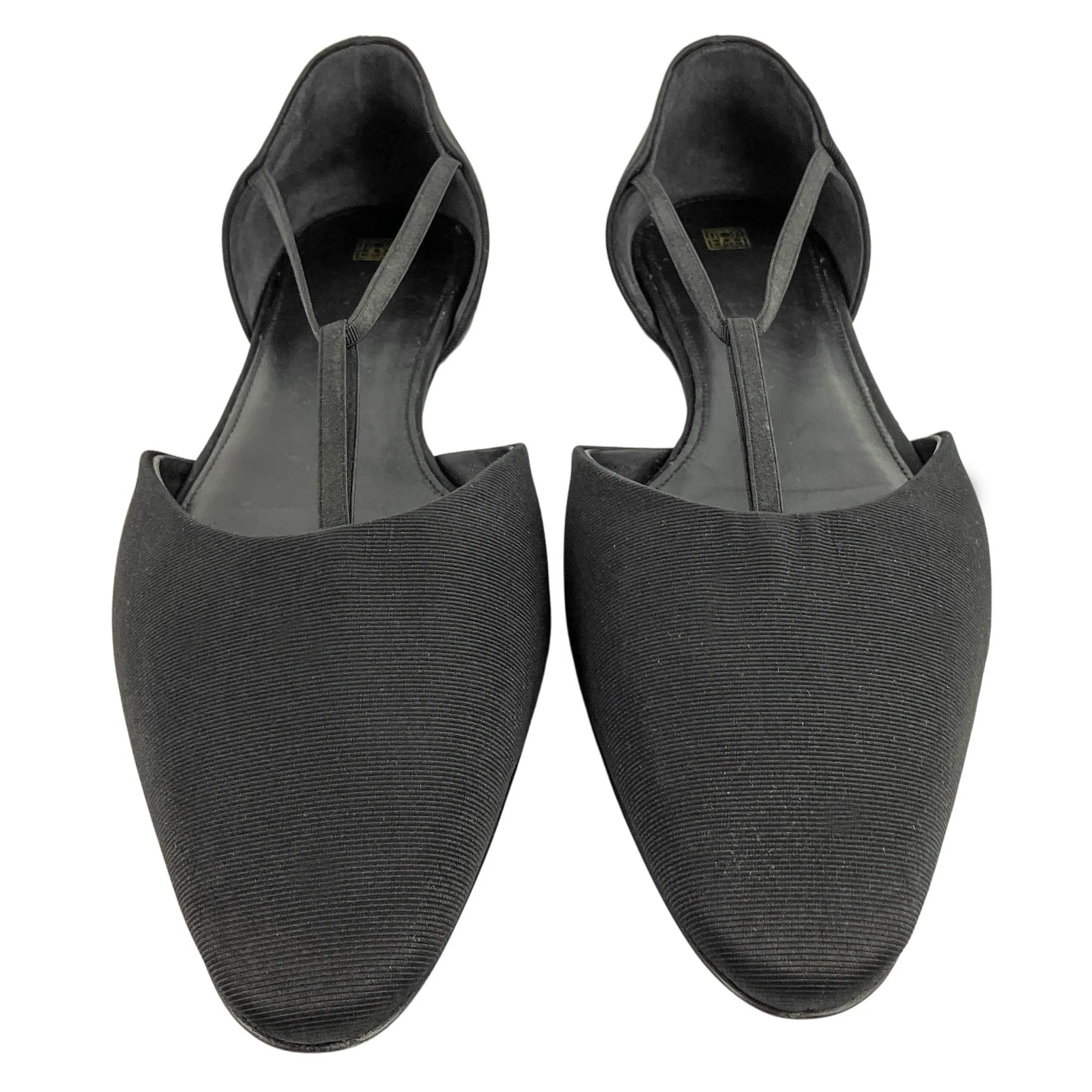 Toteme T-Strap Flats in Black