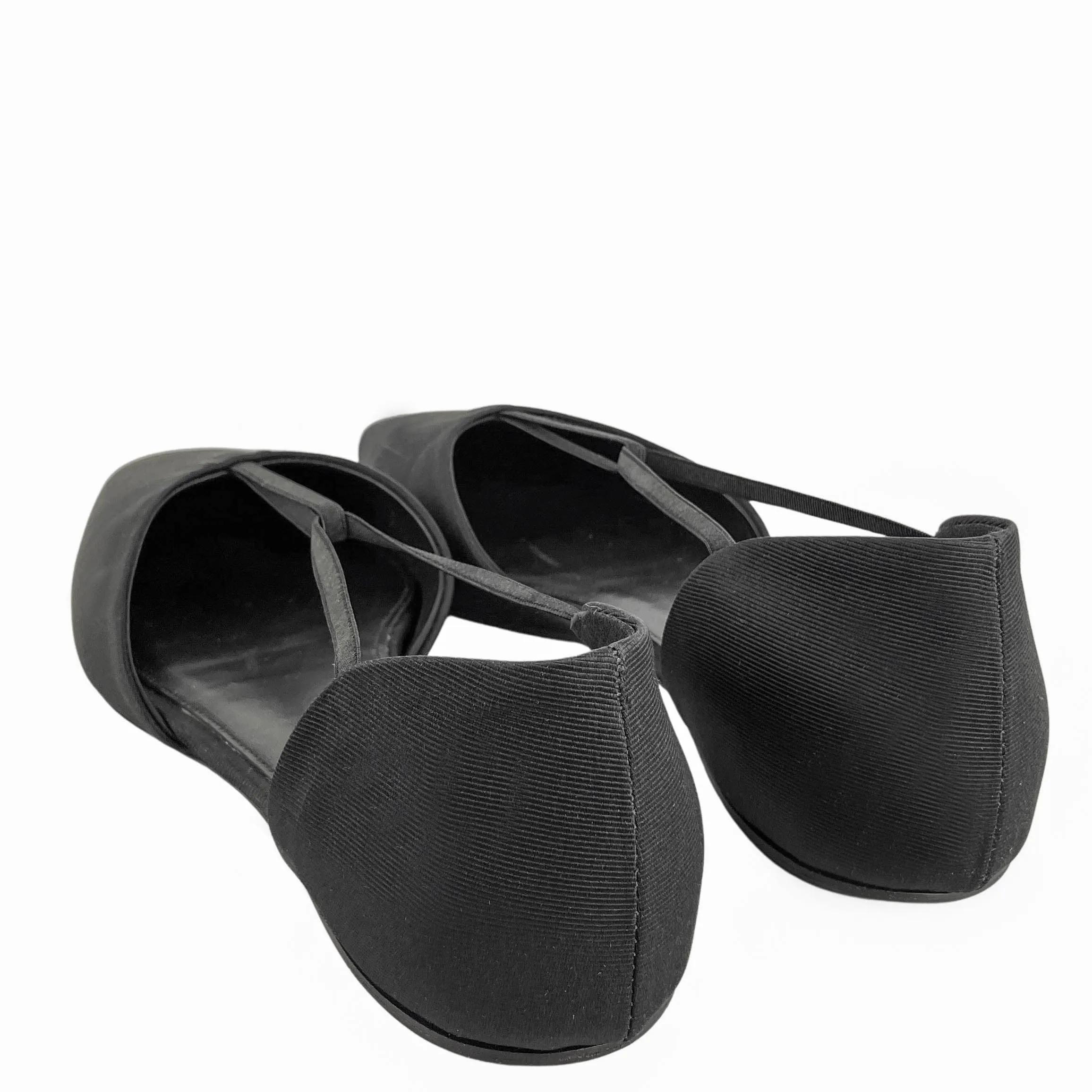Toteme T-Strap Flats in Black